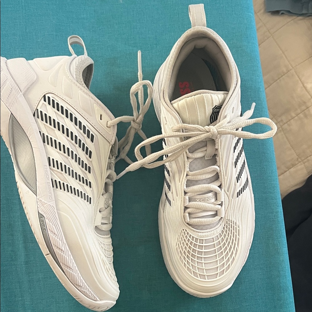 K-Swiss Women's White Athletic pickleball Sneakers